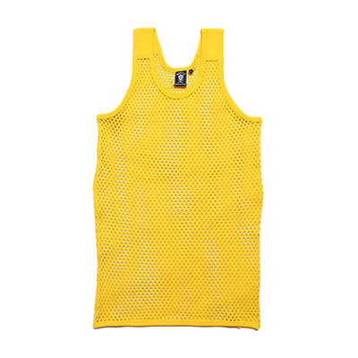 MESH TANK TOP -YELLOW-