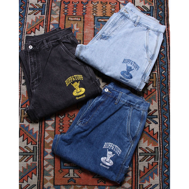 DENIM PAINTER PANTS