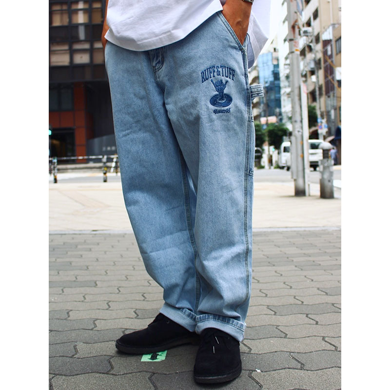 DENIM PAINTER PANTS