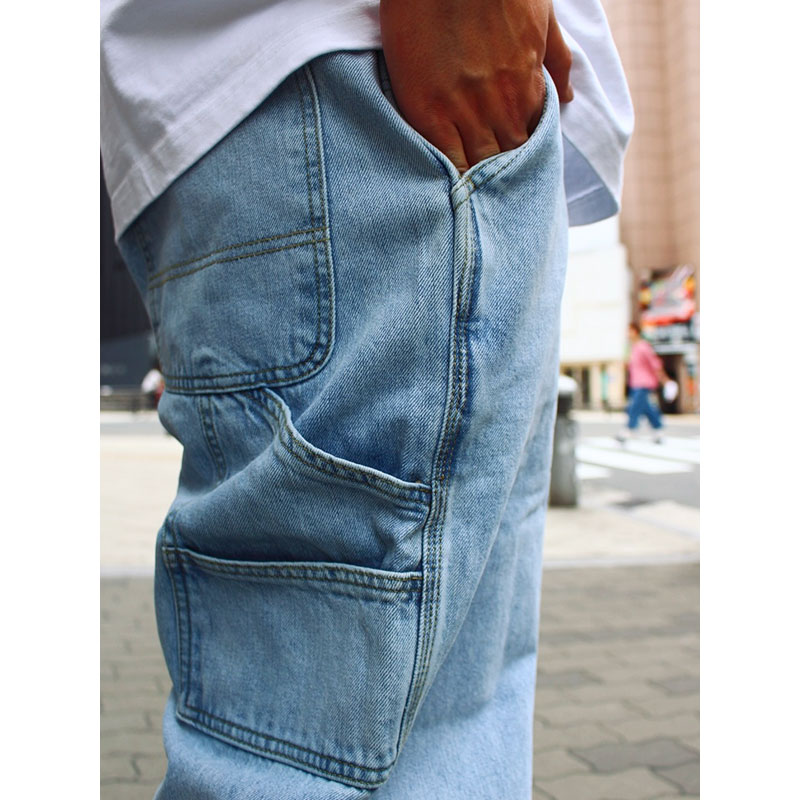 DENIM PAINTER PANTS