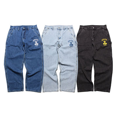 DENIM PAINTER PANTS