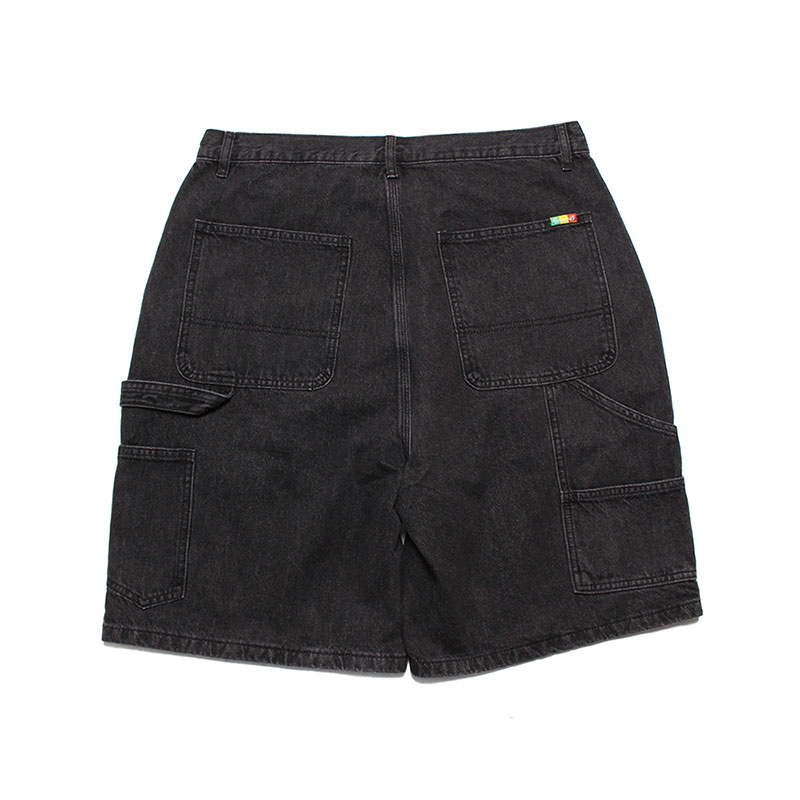 DENIM PAINTER SHORTS