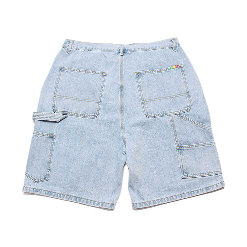 DENIM PAINTER SHORTS