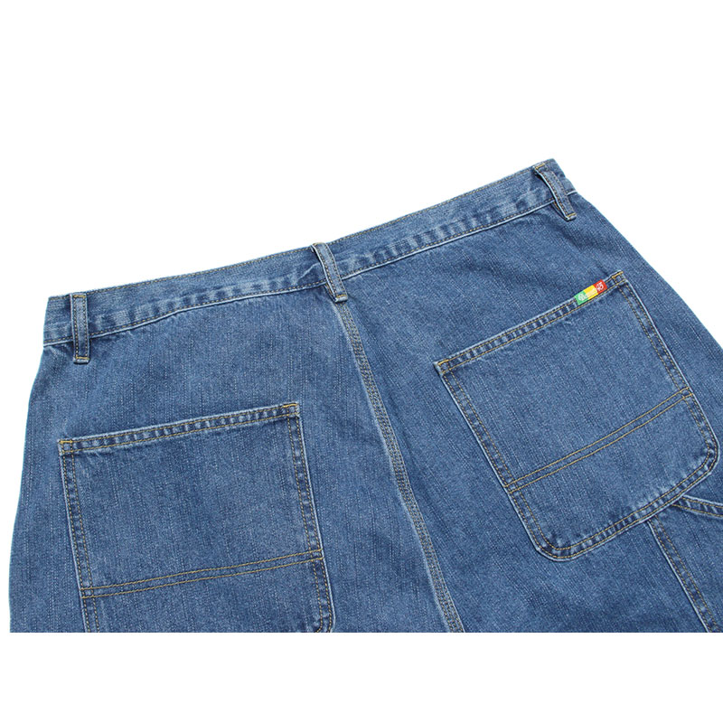 DENIM PAINTER SHORTS