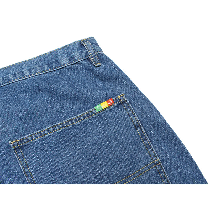 DENIM PAINTER SHORTS