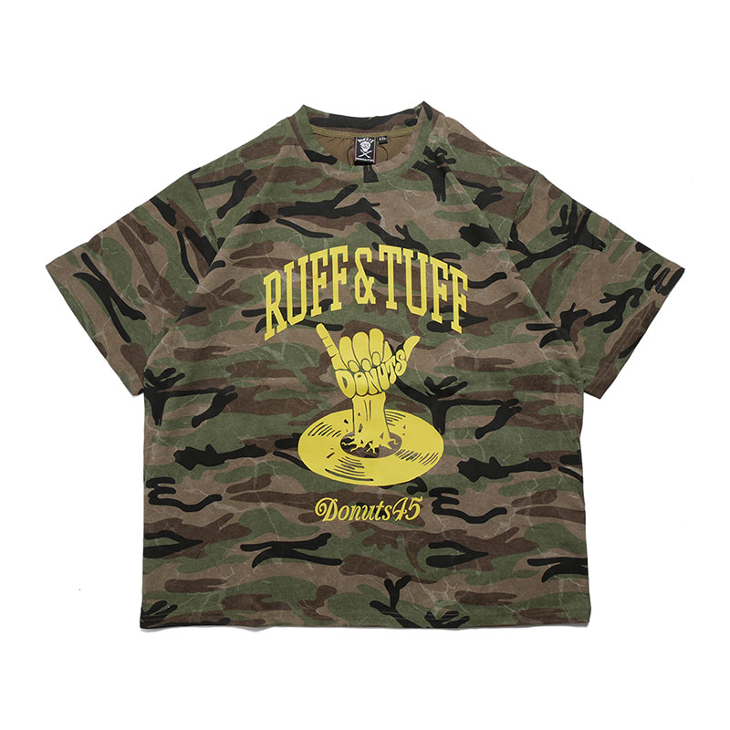RUFF&TUFF CAMO T-SHIRT -GREEN-