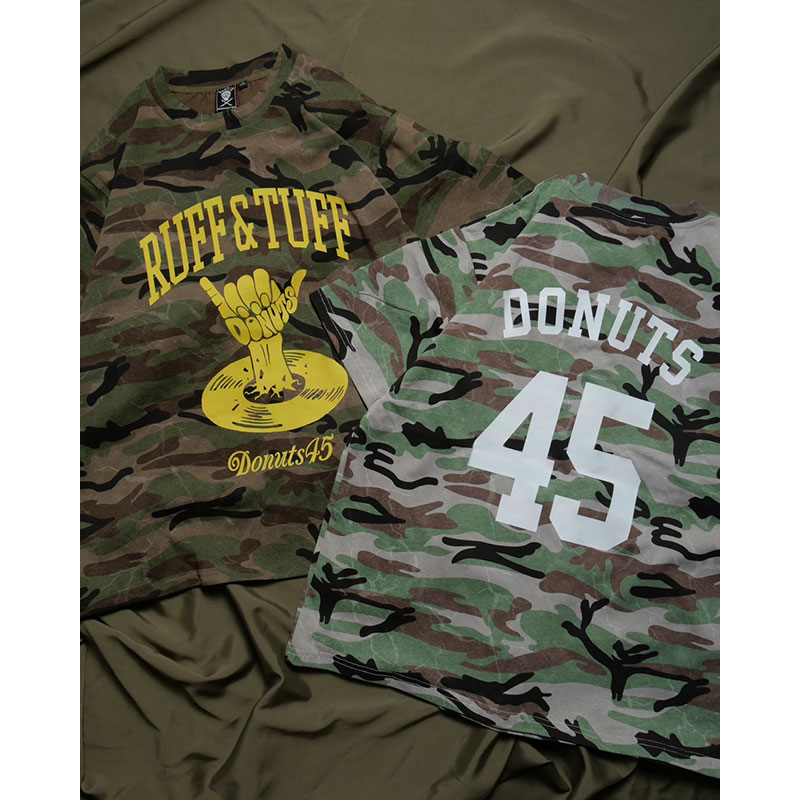 RUFF&TUFF CAMO T-SHIRT -GREEN-