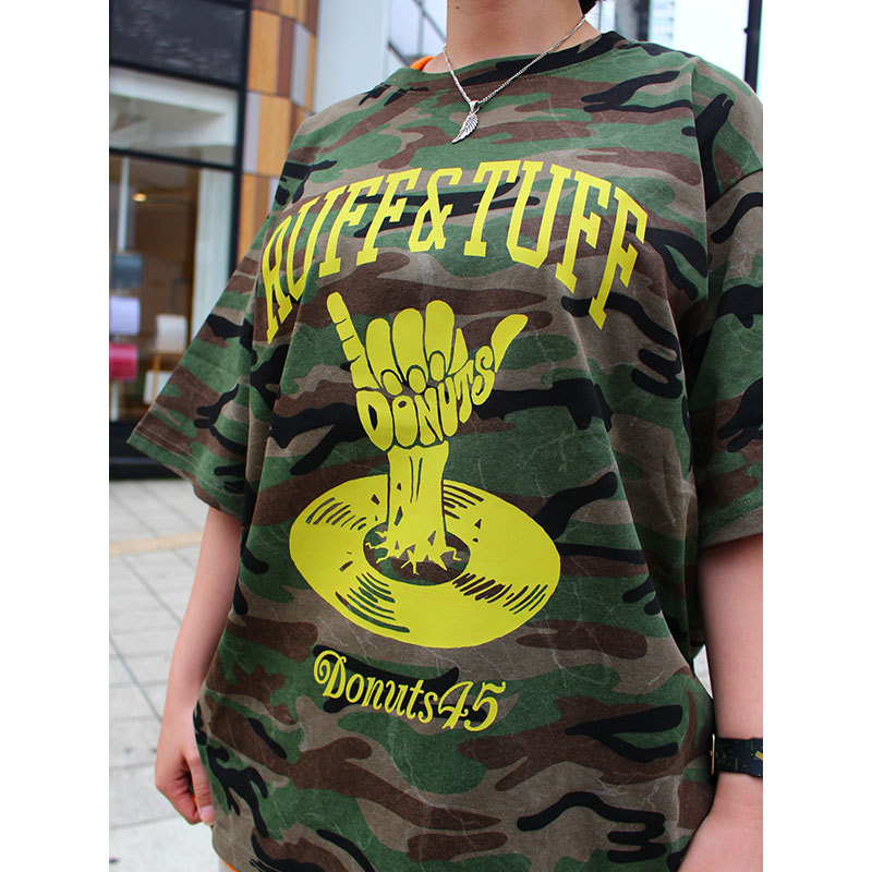 RUFF&TUFF CAMO T-SHIRT -GREEN-