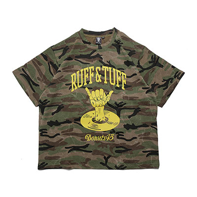 RUFF&TUFF CAMO T-SHIRT -GREEN-