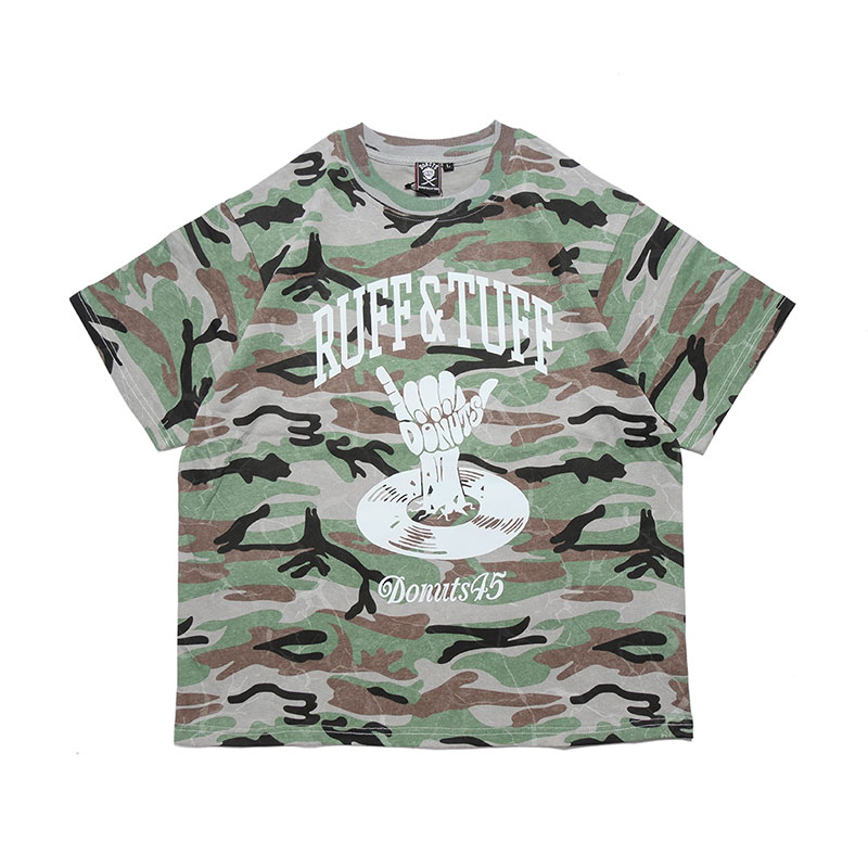 RUFF&TUFF CAMO T-SHIRT -GREY-