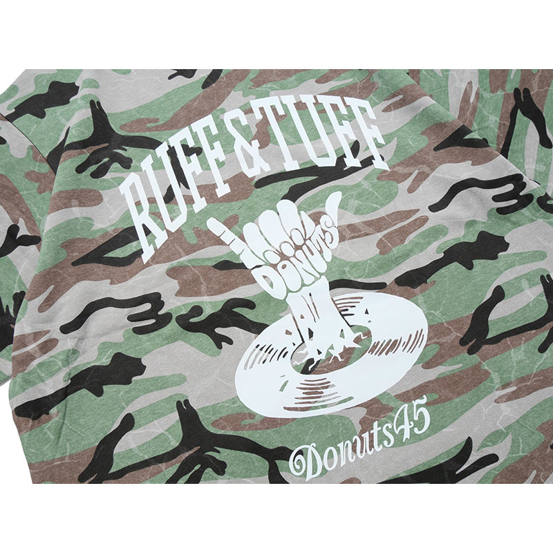 RUFF&TUFF CAMO T-SHIRT -GREY-