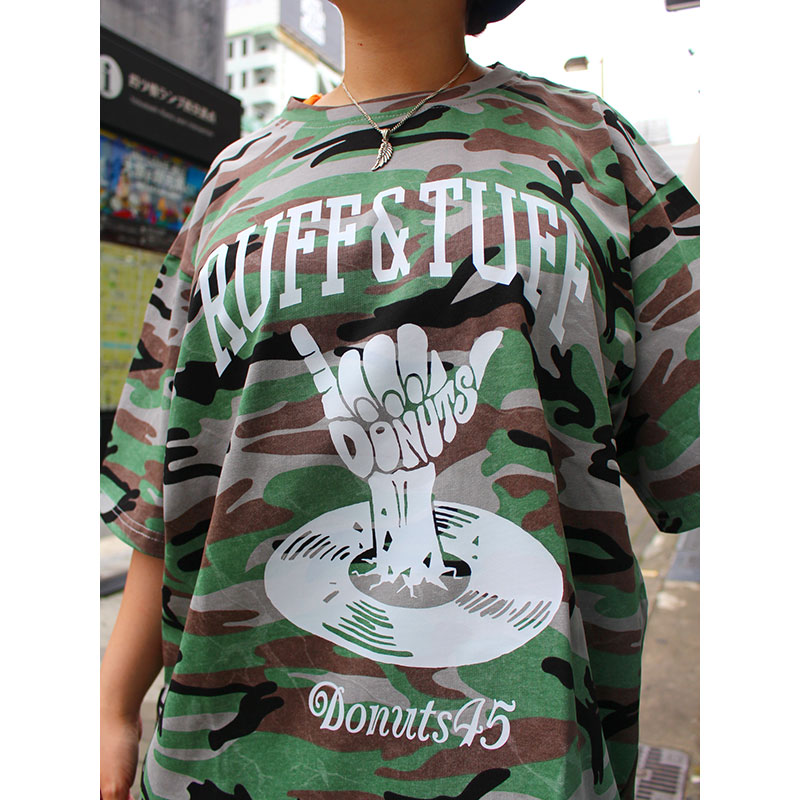 RUFF&TUFF CAMO T-SHIRT -GREY-