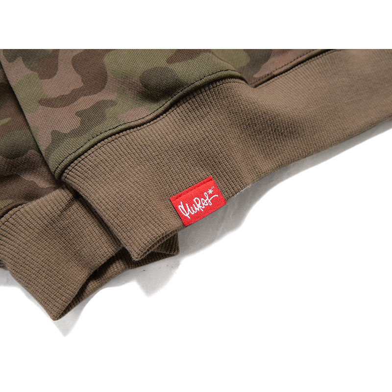 CAMO BS CREW SWEAT -GREEN-