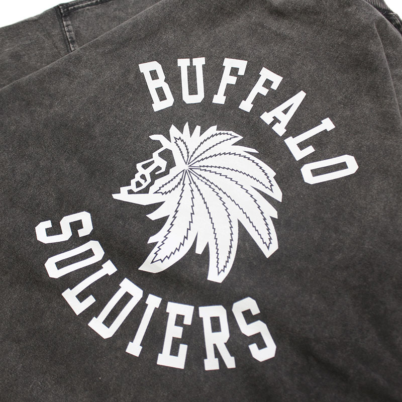 BS PIGMENT L/S T-SHIRT -BLACK-