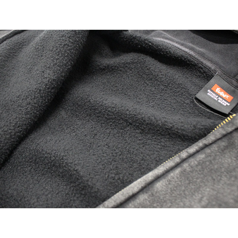 BS PIGMENT ZIP HOODIE -BLACK-