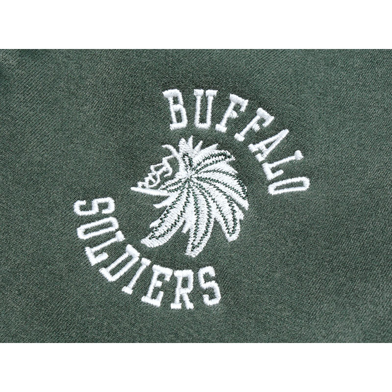 BS PIGMENT ZIP HOODIE -GREEN-