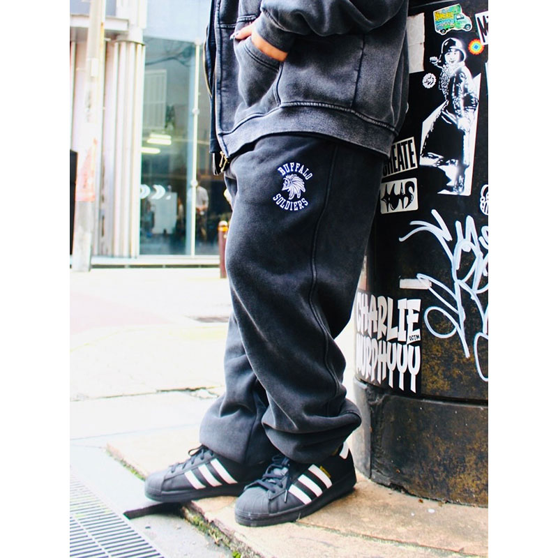 BS PIGMENT PANTS -BLACK-