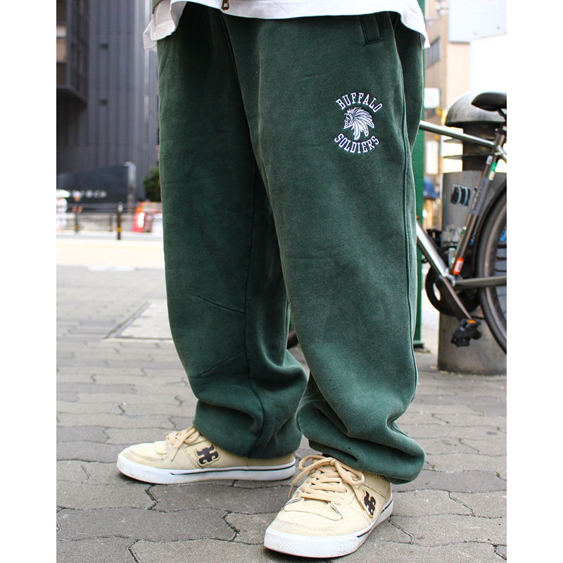 BS PIGMENT PANTS -GREEN-