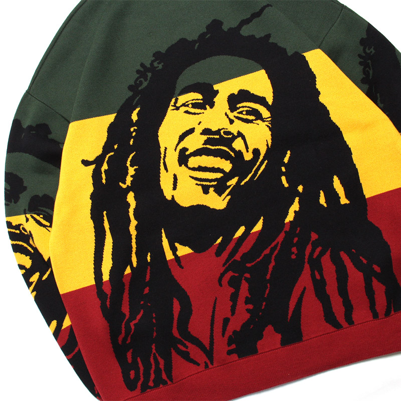 BOB MARLEY FACE JACQUARD KNIT