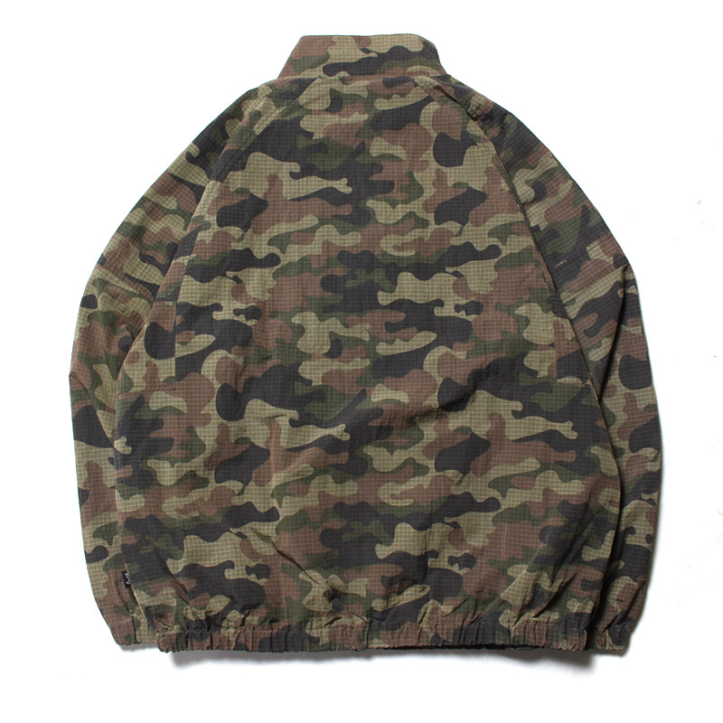 CAMO NYLON TRACK JACKET