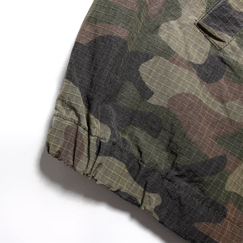 CAMO NYLON TRACK JACKET