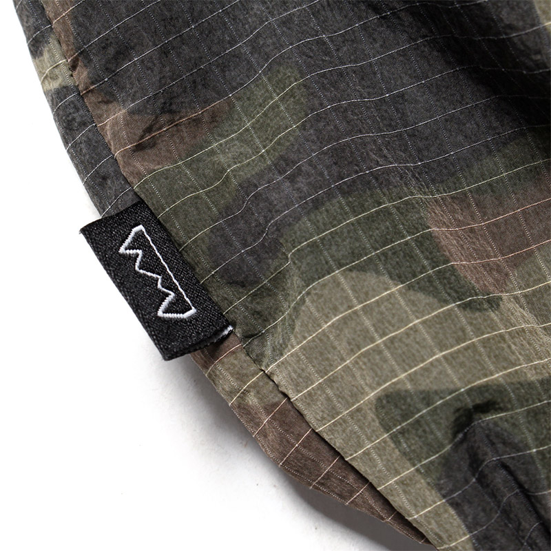 CAMO NYLON TRACK JACKET