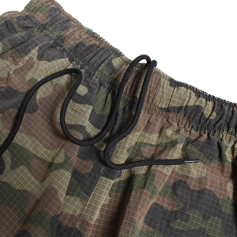 CAMO NYLON TRACK PANTS