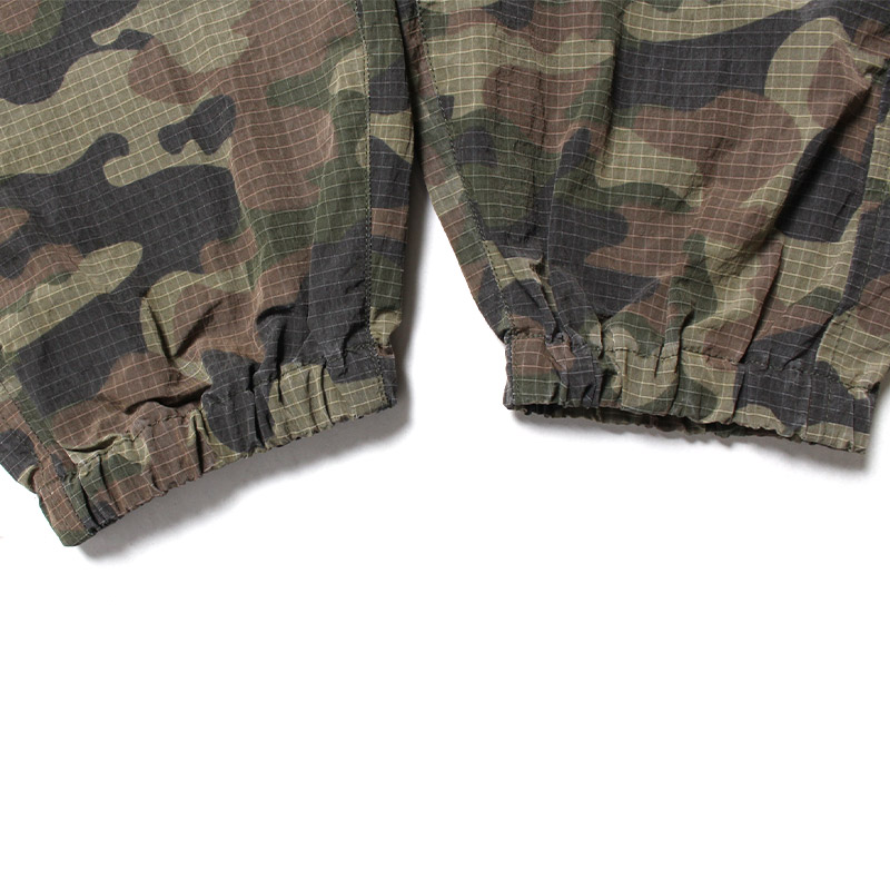 CAMO NYLON TRACK PANTS