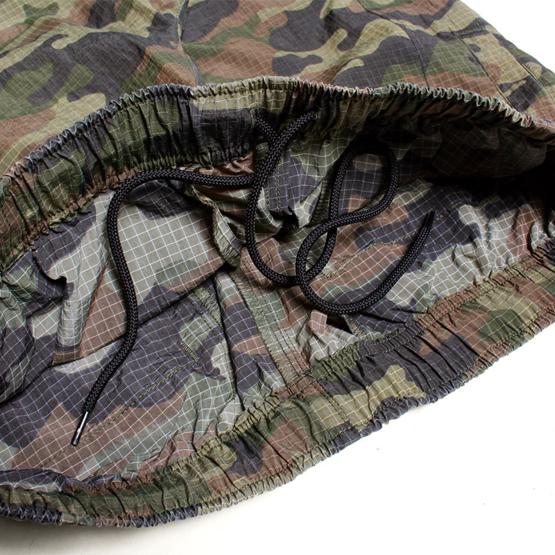 CAMO NYLON TRACK PANTS