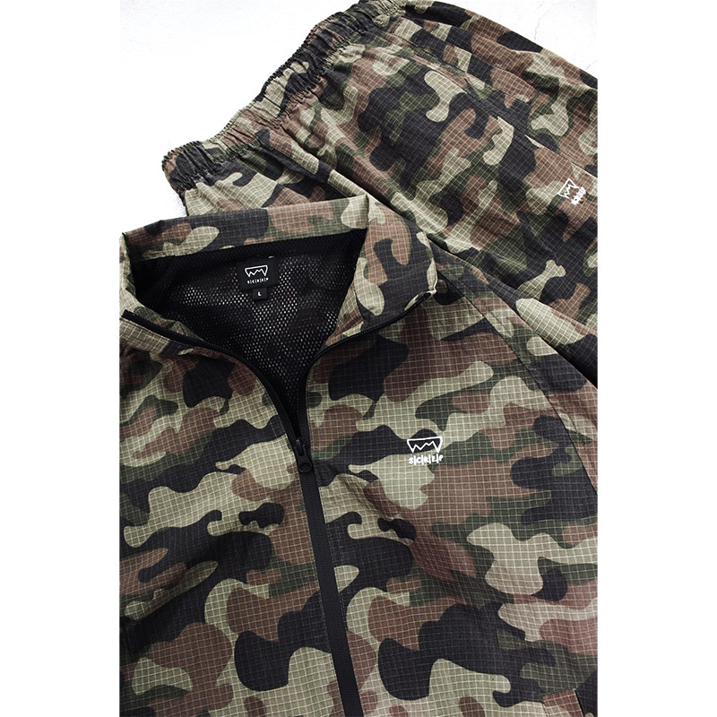 CAMO NYLON TRACK PANTS