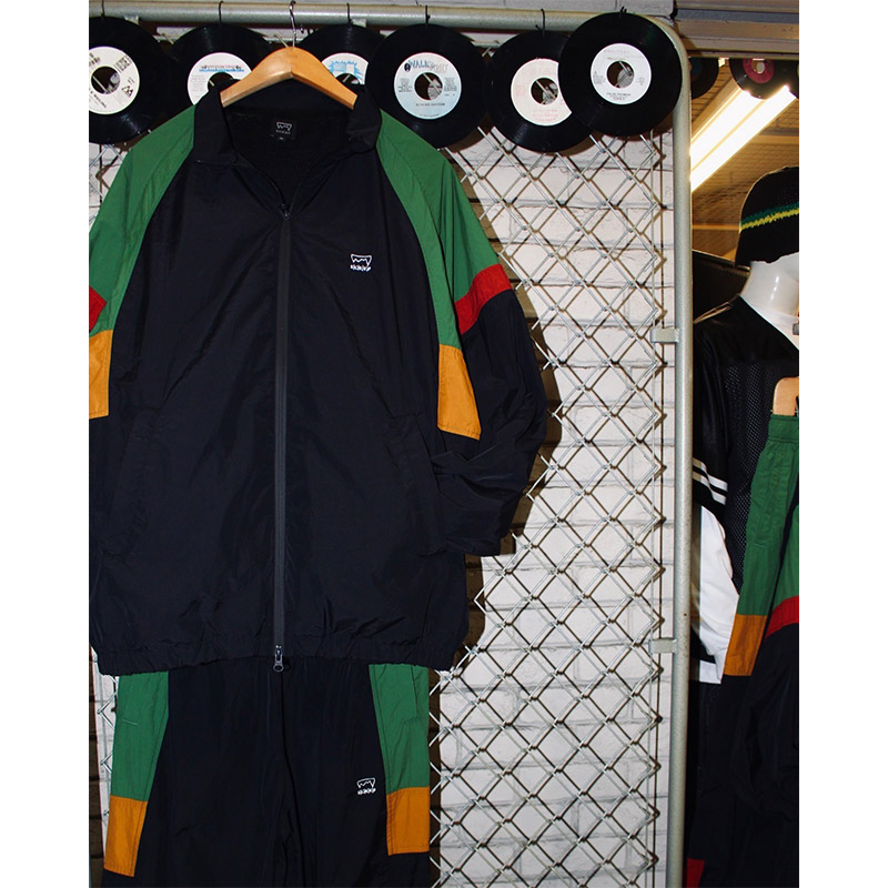 RASTA NYLON TRACK PANTS