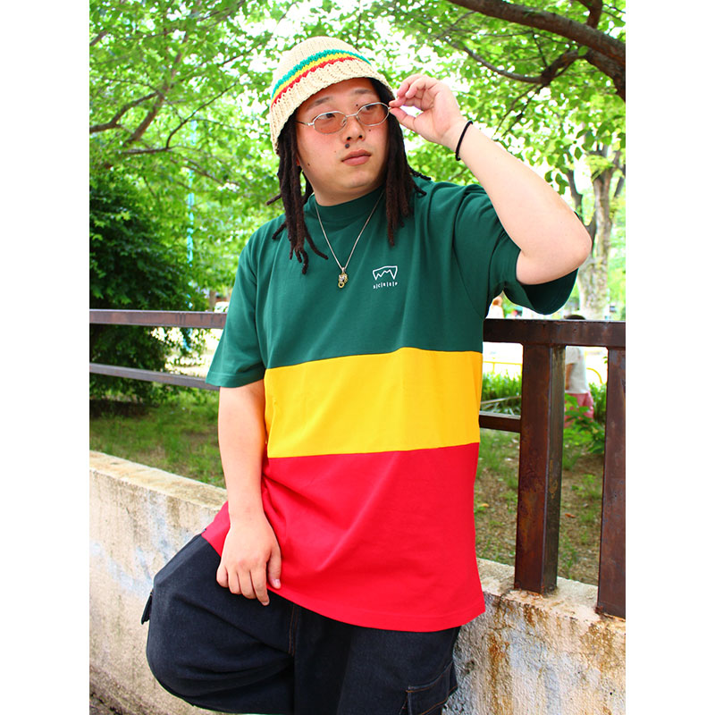 GRAPPLE RASTA T-SHIRT -MULTI1-