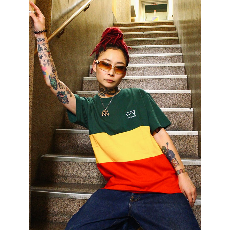 GRAPPLE RASTA T-SHIRT -MULTI1-