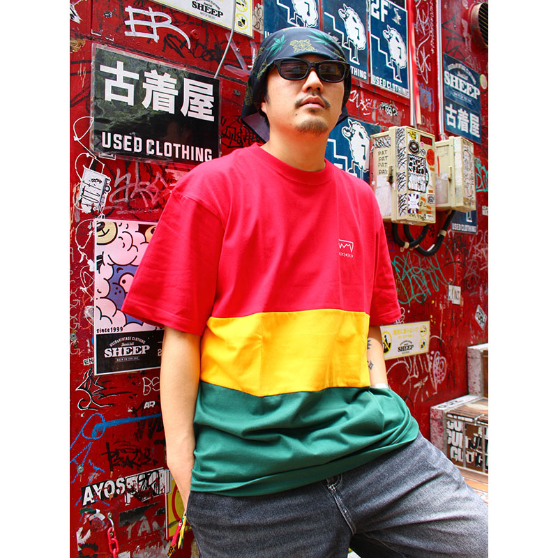 GRAPPLE RASTA T-SHIRT -MULTI2-