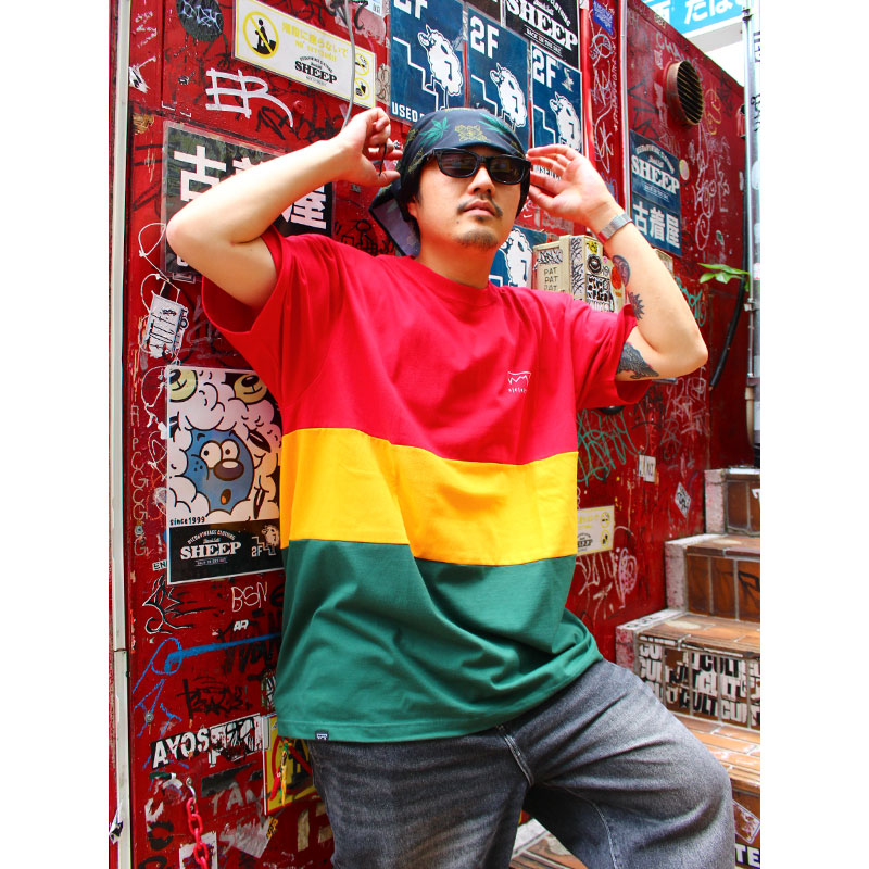 GRAPPLE RASTA T-SHIRT -MULTI2-
