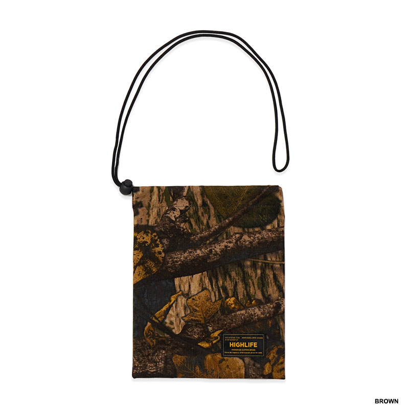 Tree Camo Kinchaku Pouch