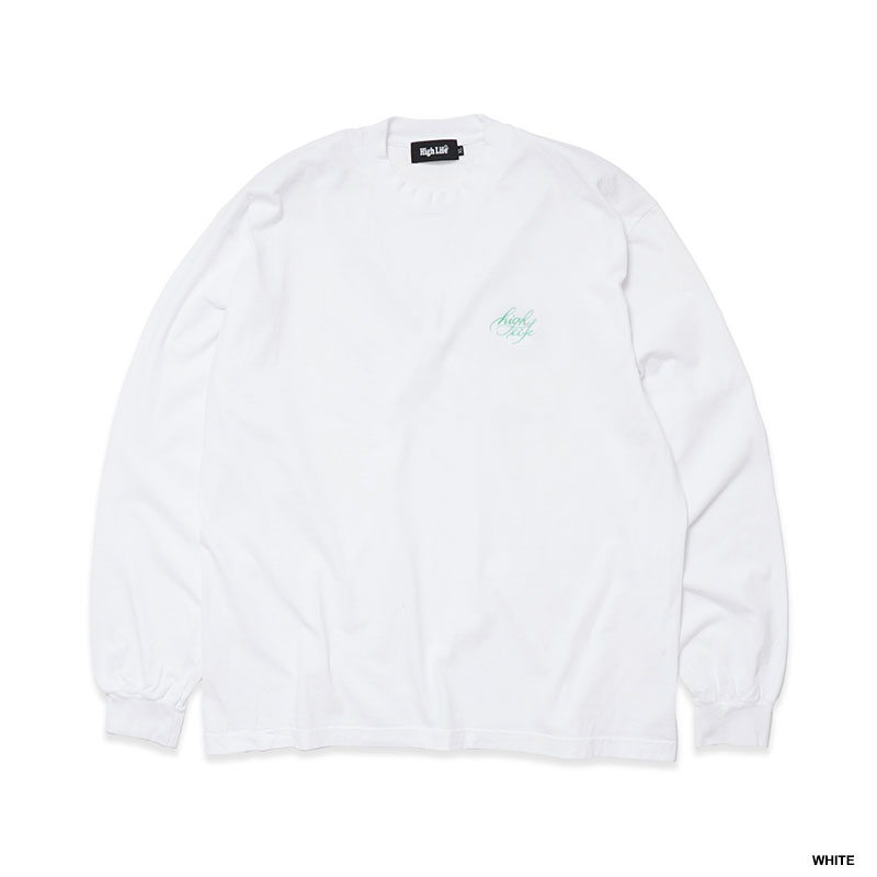 Cursive Garment-Dye L/S Tee