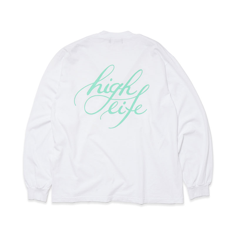 Cursive Garment-Dye L/S Tee