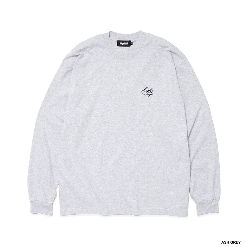 Cursive Garment-Dye L/S Tee