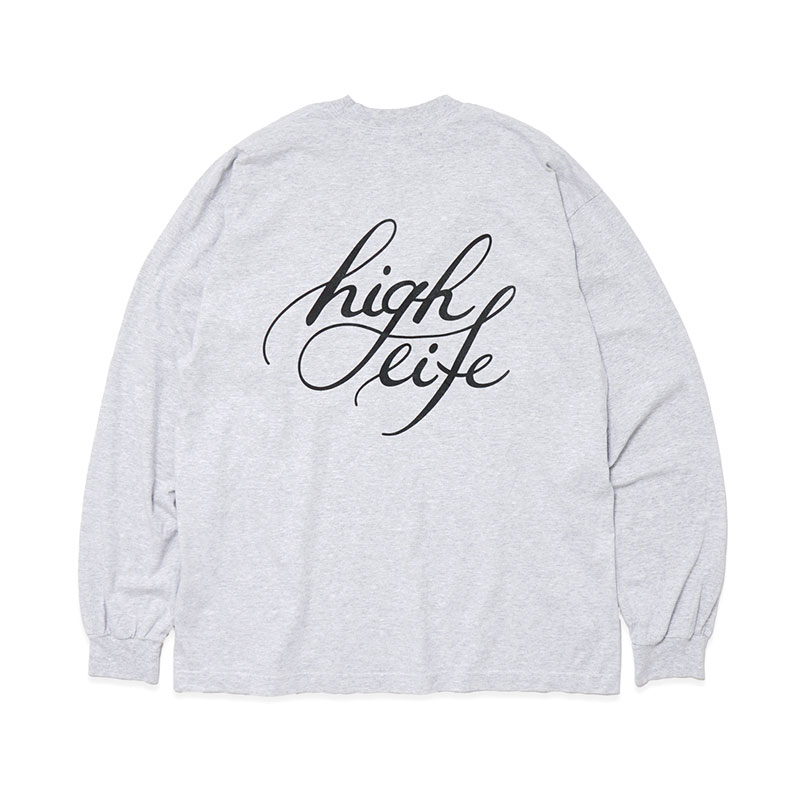 Cursive Garment-Dye L/S Tee