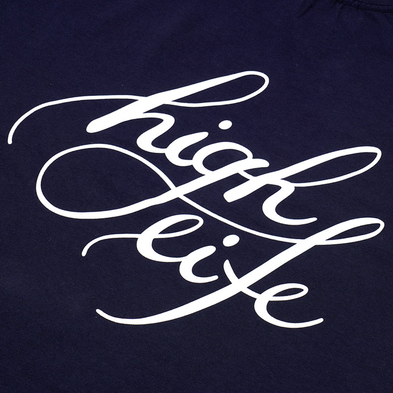 Cursive Garment-Dye L/S Tee