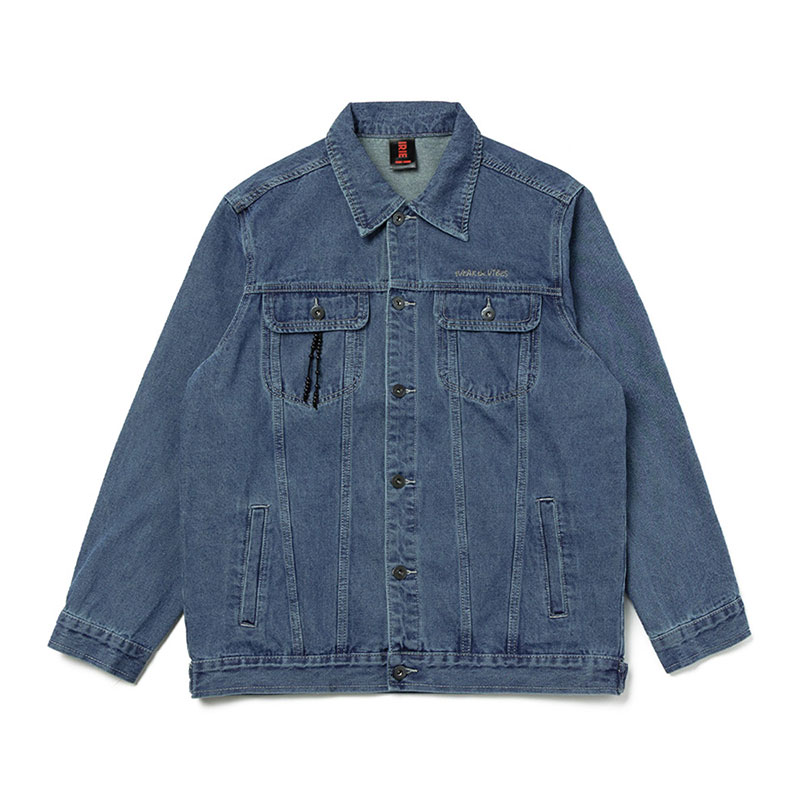 WEAR THE VIBES DENIM JACKET