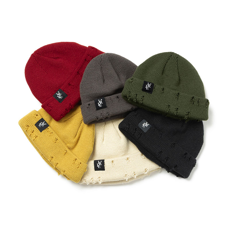 RIPPED KNIT CAP