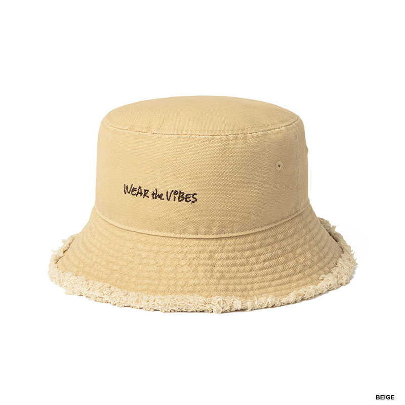WEAR THE VIBES CANVAS BUCKET HAT