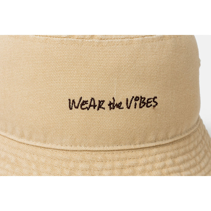 WEAR THE VIBES CANVAS BUCKET HAT