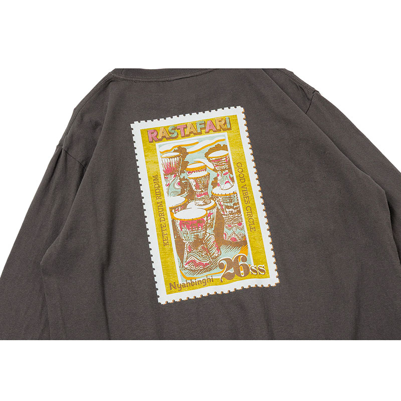 RIDDIM STAMP L/S TEE