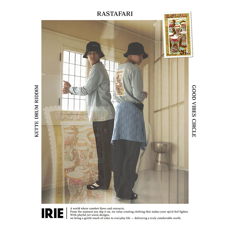 RIDDIM STAMP L/S TEE