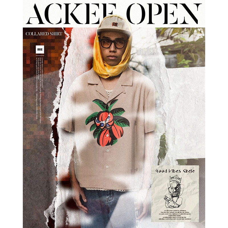 ACKEE OPEN COLLARED SHIRT