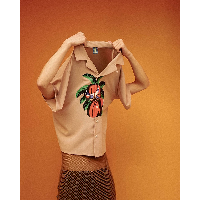 ACKEE OPEN COLLARED SHIRT