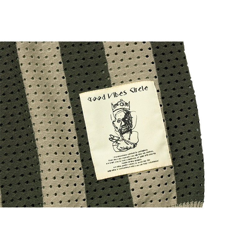 KNIT MESH POLO SHIRT